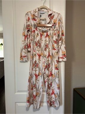 🌻🐦‍🔥NWT🐦‍🔥🌺The Phoenix Floral Long Sleeve Pants Pajama Set🐦‍🔥